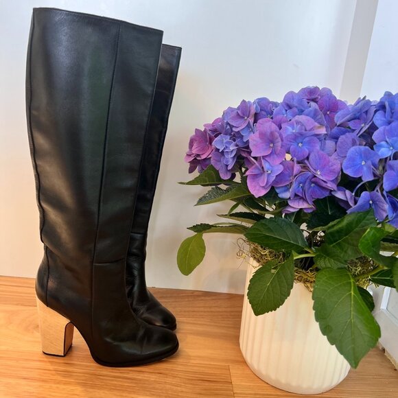Rachel Comey Tall Black Carta Boots - Picture 3 of 10